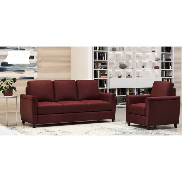 Westland And Birch Altimo 2 Piece Leather Living Room Set Wayfair